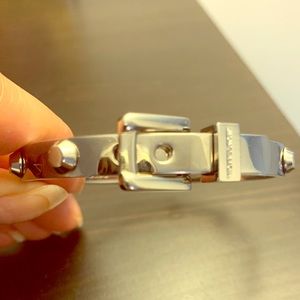 Michael Kors silver Clasp bangle
